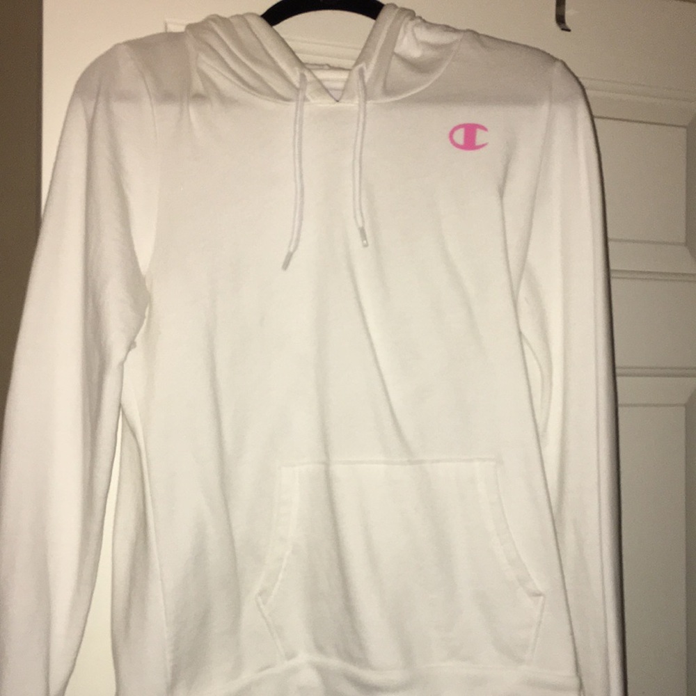 White Champion Hoodie
